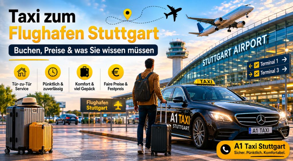 Taxi zum Flughafen Stuttgart